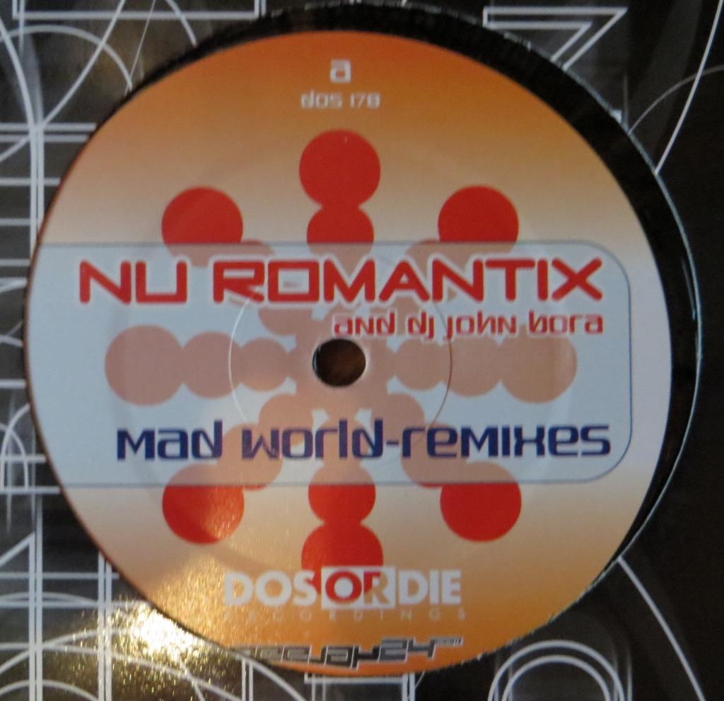 TEARS FOR FEARS vs Nu Romantix  Mad World Remixes 12"  Vinyl, CD & DVD, Envoi, Utilisé, 12 pouces, Techno ou Trance