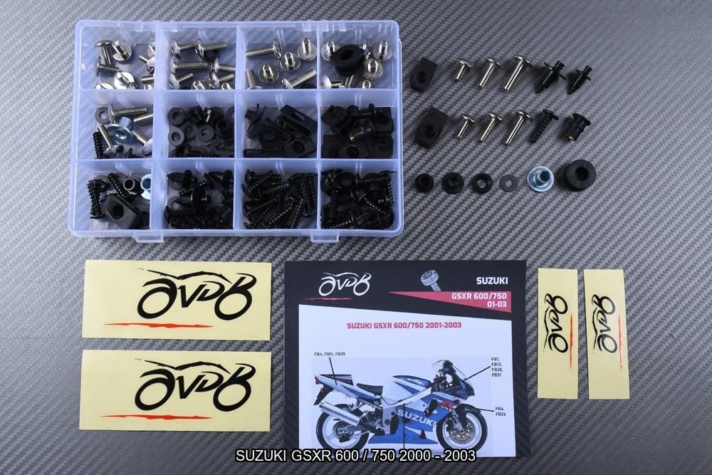 Kuip bouten set voor SUZUKI GSXR 600 750 2000 - 2003, Motoren, Ophalen of Verzenden, Nieuw