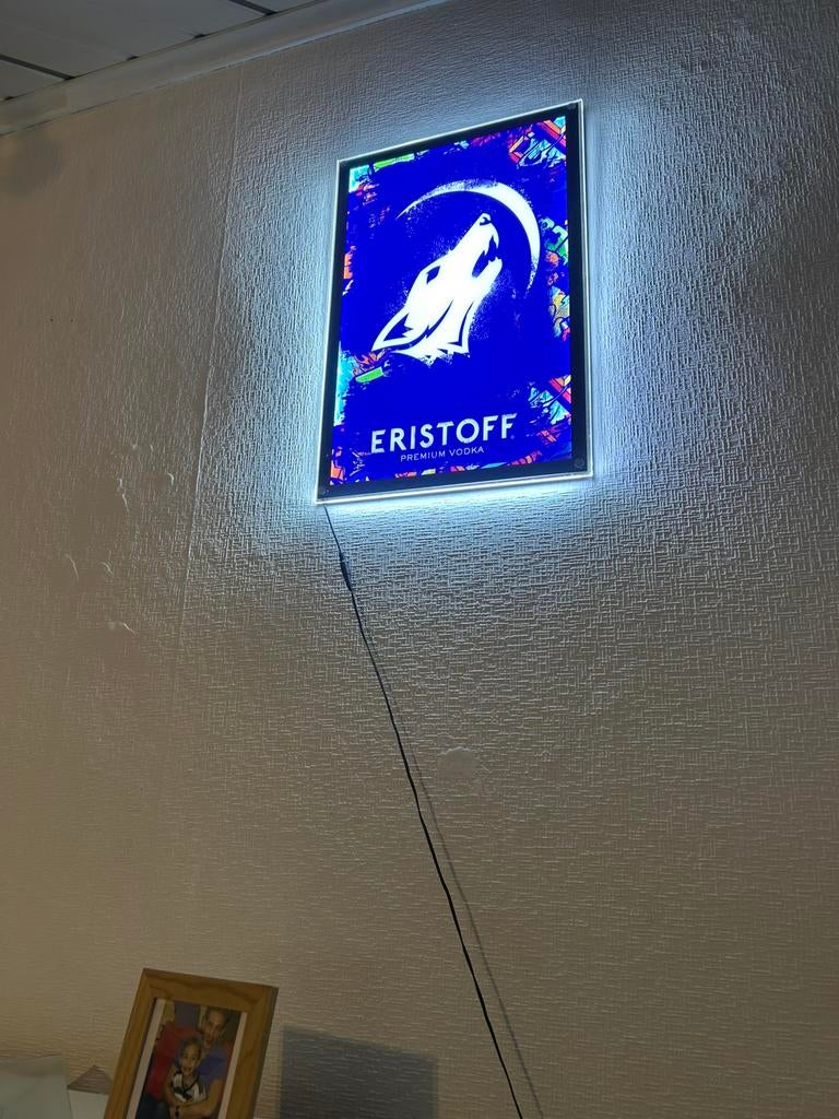 Enseigne led eristoff, Antiek en Kunst, Ophalen