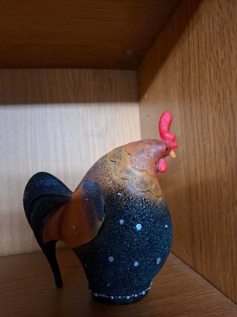 Decoratieve kip, Ophalen
