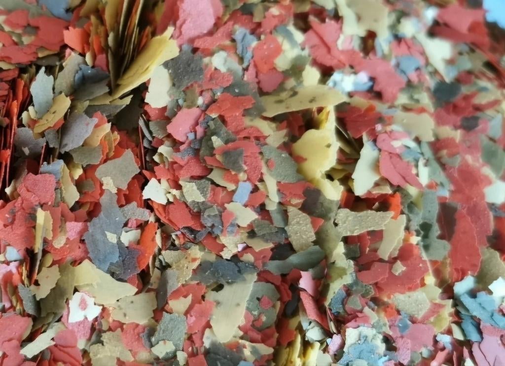 Floquettes tropicales 500 g/1250 ml, entièrement dorées, et, Enlèvement