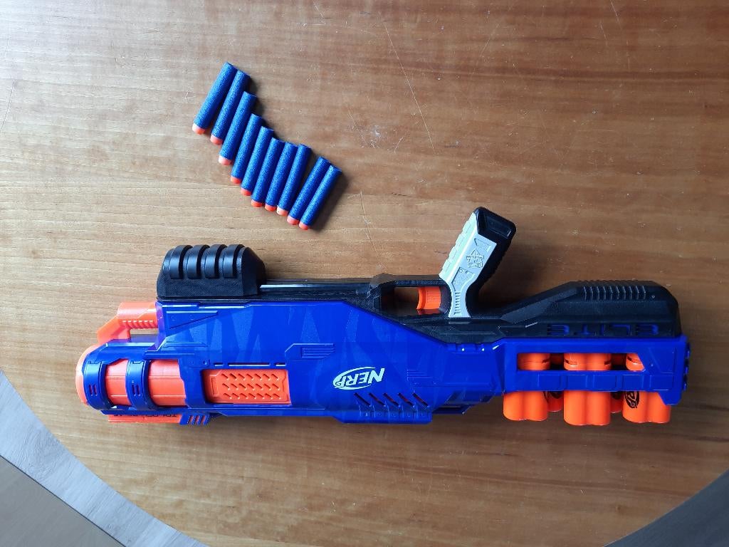 Nerf geweer, Kinderen en Baby's, Speelgoed | Buiten | Actiespeelgoed, Ophalen, Zo goed als nieuw