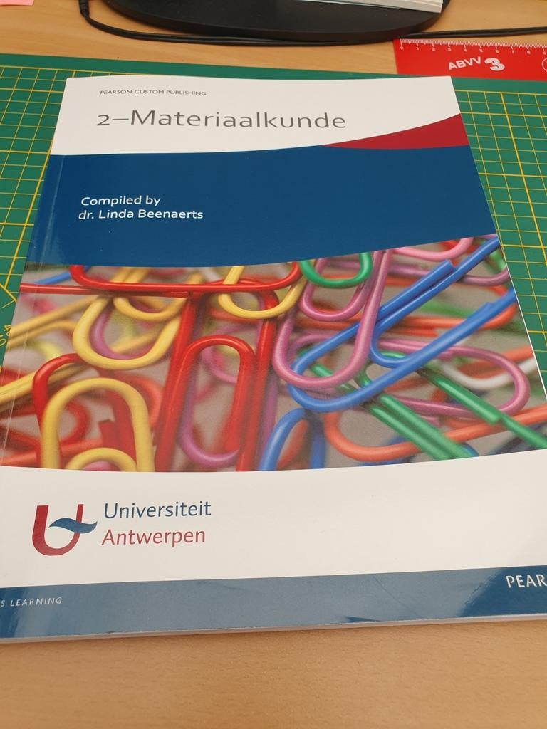 2 Materiaalkunde dr. Linda Beenaerts UA, Boeken, Studieboeken en Cursussen, Ophalen of Verzenden, Zo goed als nieuw