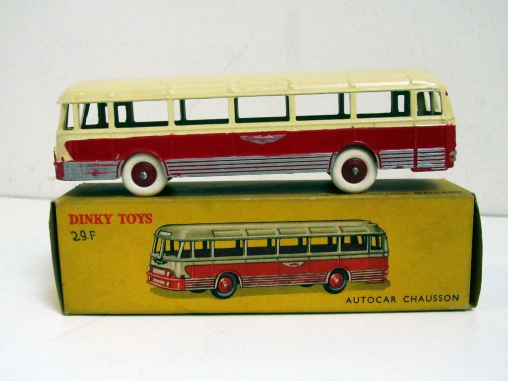 Vintage Dinky Toys Autobus Chausson N 29 F Meccano (1958-59), Overige merken, 1:50 of kleiner, Overige typen, Ophalen of Verzenden