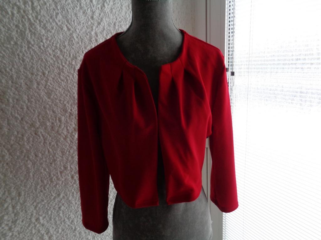 Boléro rouge neuve taille L - 40-42, Kleding | Dames, Jassen | Zomer, Nieuw, Maat 42/44 (L), Rood, Ophalen of Verzenden