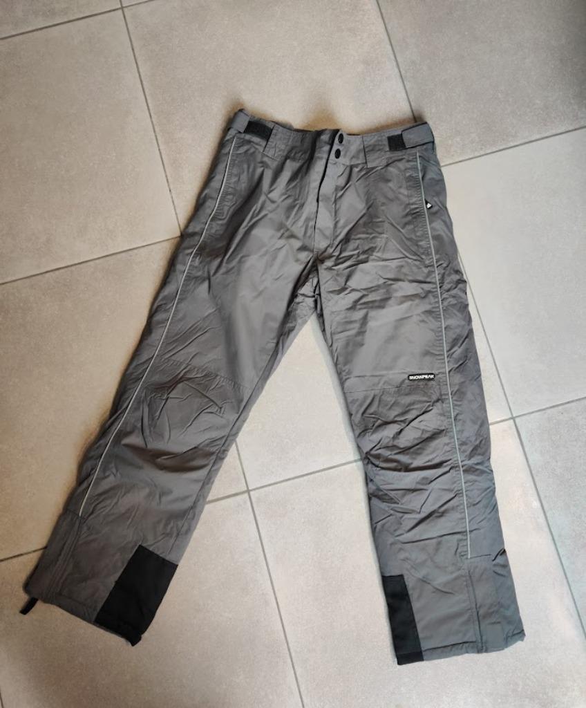 pantalon de ski gris clair taille 164 -14 ans Snowpeak, Enlèvement ou Envoi, Ski
