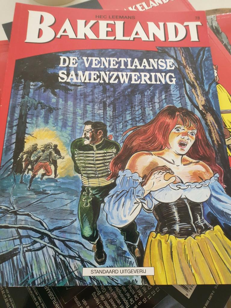 Hec Leemans - BAKELANDT STRIP NR 78 Venetiaanse samenzwering, Boeken, Stripverhalen, Zo goed als nieuw, Ophalen of Verzenden