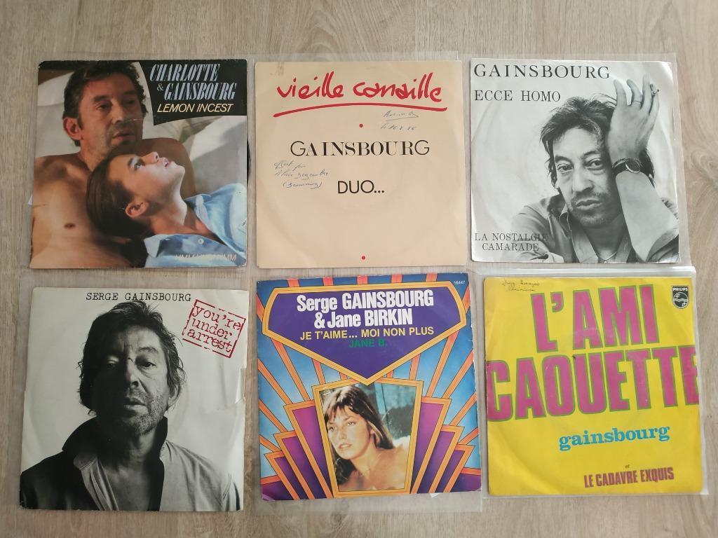 GAINSBOURG SP VINYLSET, Verzenden, Gebruikt