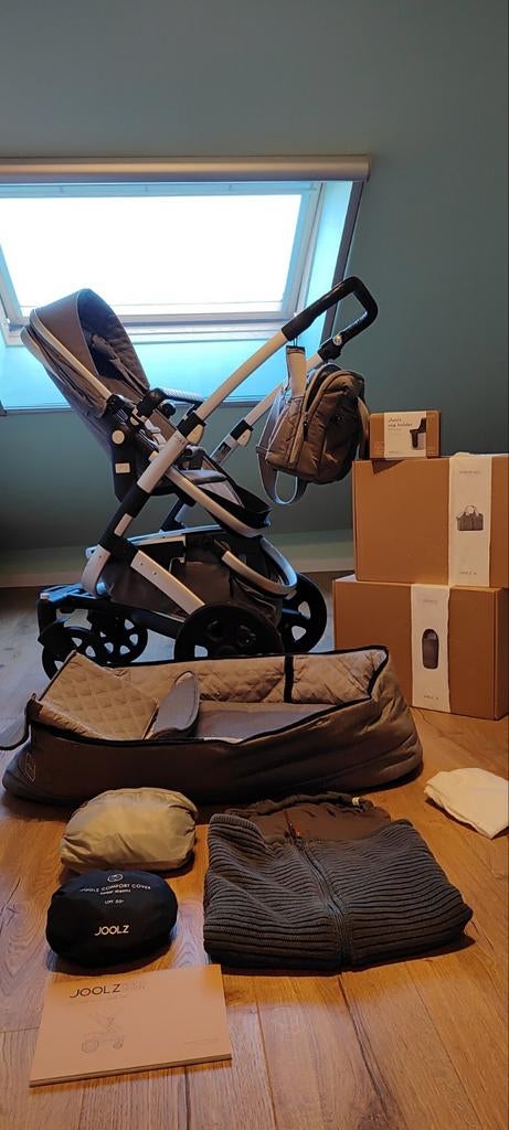 Joolz Geo 2 graphite grijs compleet met veel accessoires, Kinderen en Baby's, Kinderwagens en Combinaties, Zo goed als nieuw, Kinderwagen