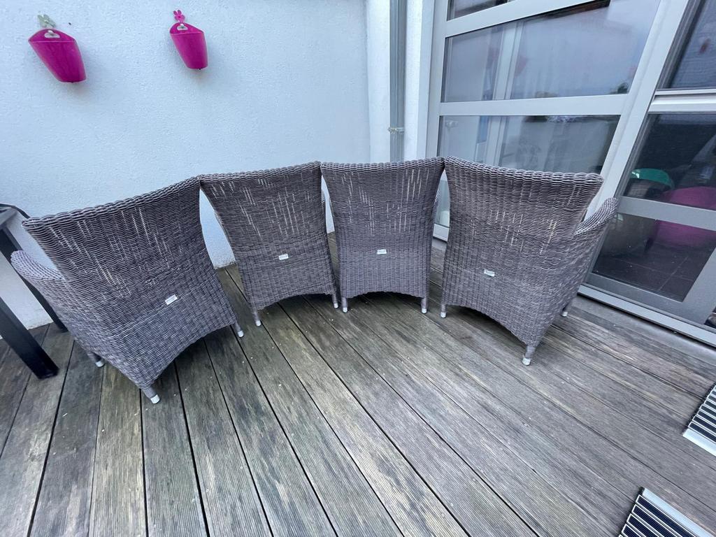 Tuinstoelen Birlington- 4 stuks, Ophalen, Zo goed als nieuw, Tuinset