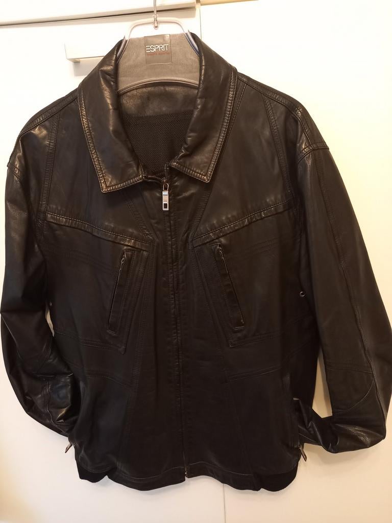 VESTE EN CUIR PATRIZIA PEPE TAILLE 54 ( prix d'achat 700€ ), Taille 52/54 (L), Enlèvement, Porté, PATRIZIA PEPE