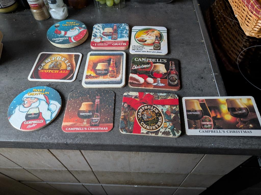 Campbell's, Verzamelen, Biermerken, Ophalen of Verzenden, Zo goed als nieuw, Viltje(s)