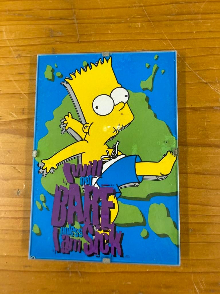 Ingekaderde Simpsons afbeelding, Verzamelen, Ophalen of Verzenden, Zo goed als nieuw, Tv, Poster