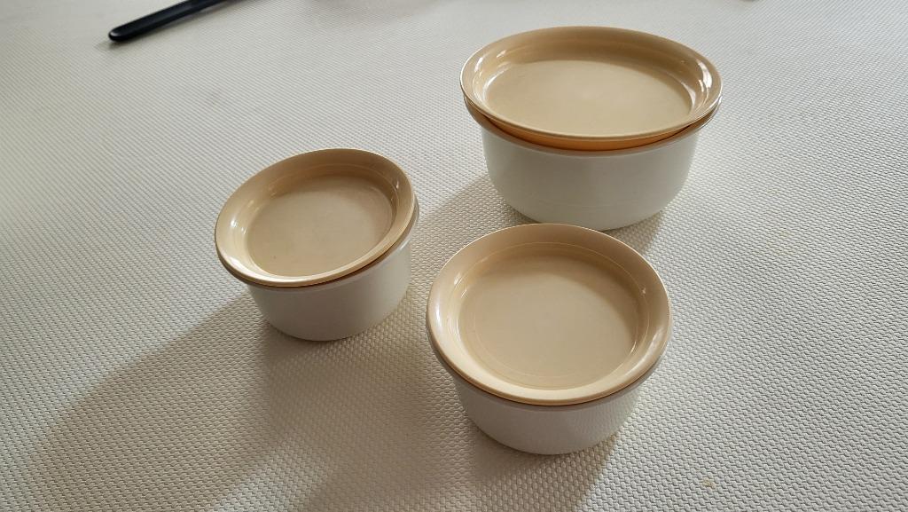 tweelingpotjes en cornflakes kom tupperware, Enlèvement, Comme neuf, Récipient ou Bol
