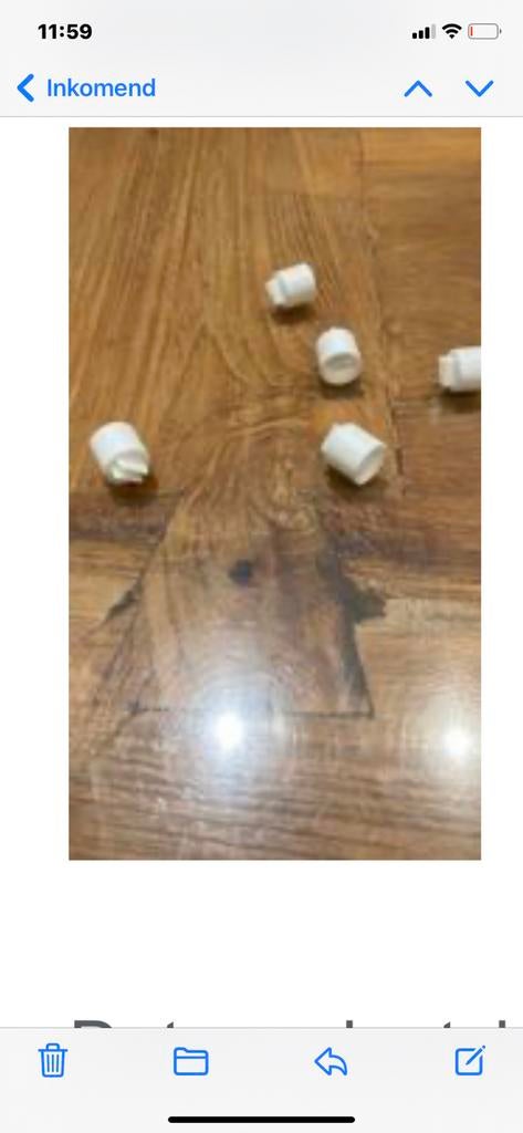 Voiliere plastieke zitstok houders 10 mm. 0,50€ per stuk, Ophalen of Verzenden