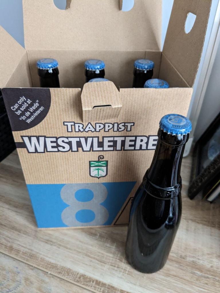 Westvleteren 8 Trappist - 6 bouteilles - Authentique de l'ab, Enlèvement, Neuf, Bouteille(s), Autres marques