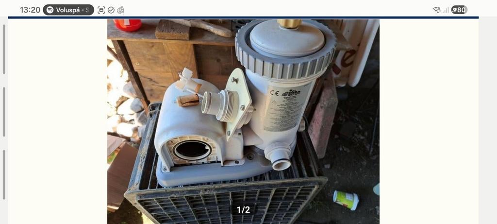 Filterpomp zwembad  intex 636, Ophalen, Gebruikt