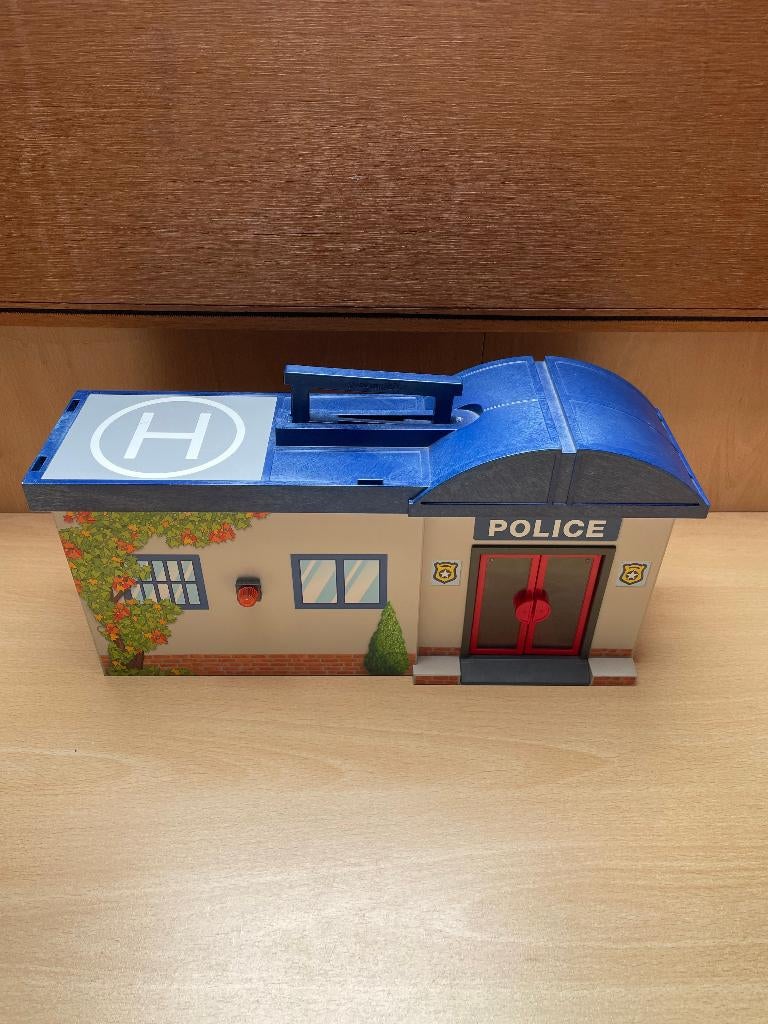 Playmobil 5299 Inklapbaar politiebureau, Kinderen en Baby's, Speelgoed | Playmobil, Ophalen of Verzenden, Zo goed als nieuw