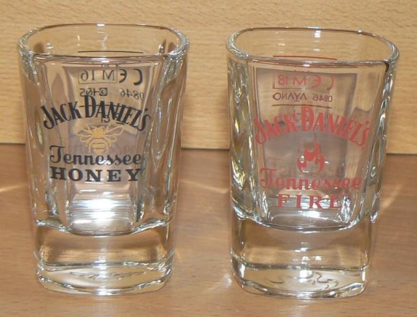 Jack Daniels : Honey + Fire Shotglas, Verzamelen, Ophalen, Nieuw, Borrel- of Shotglas