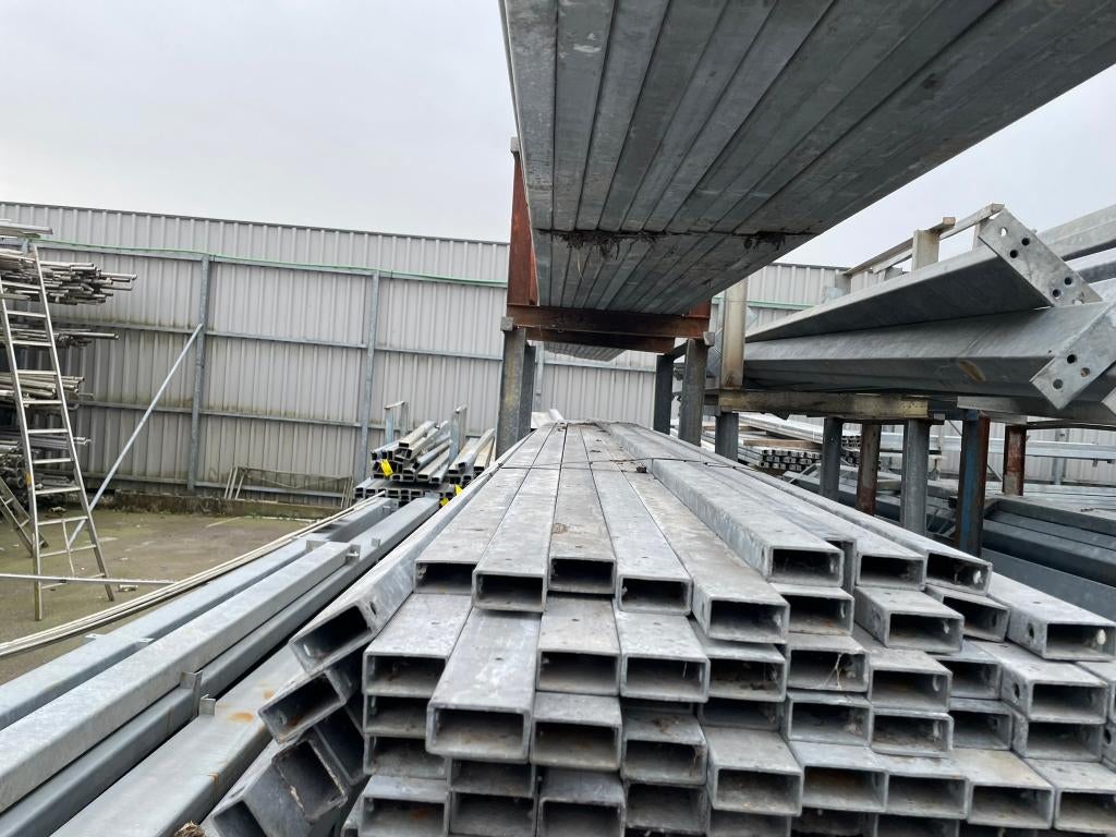 Kokerprofielen 50x25x2mm | Lengte: 6000 mm, Ophalen of Verzenden, Gebruikt, Metaal, Overige typen