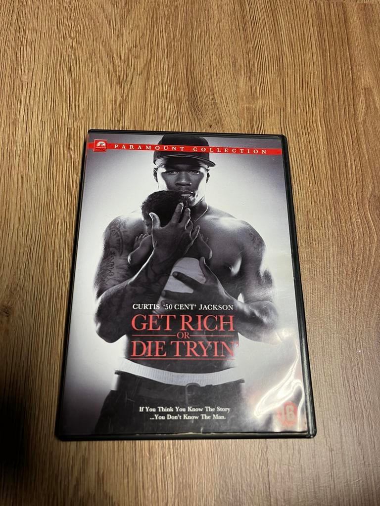 Dvd: curtis 50 cent jackson: get rich or die trying, Ophalen of Verzenden, Zo goed als nieuw