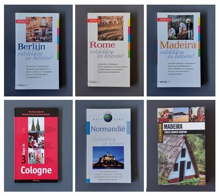 Berlijn Rome Madeira Normandië Keulen incl verzending, Verzenden, Nieuw, Europa, Reisgids of -boek