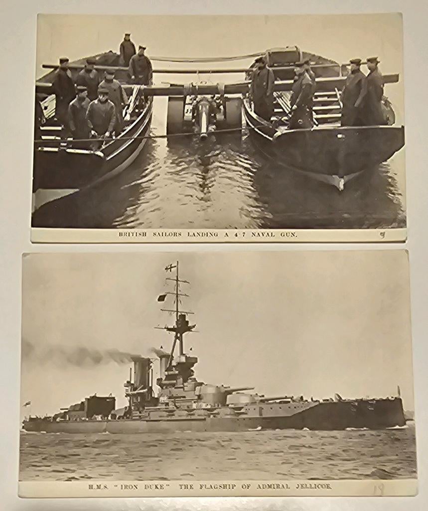 Cartes postales navales de la Première Guerre mondiale - HMS, Collections, Enlèvement ou Envoi, Marine