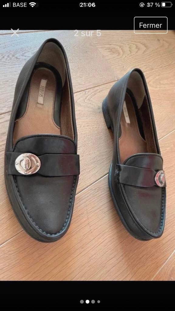 Geox ballerines/ chaussures en cuir chic T 38, Kleding | Dames, Schoenen, Nieuw, Ballerina's, Zwart, Ophalen of Verzenden