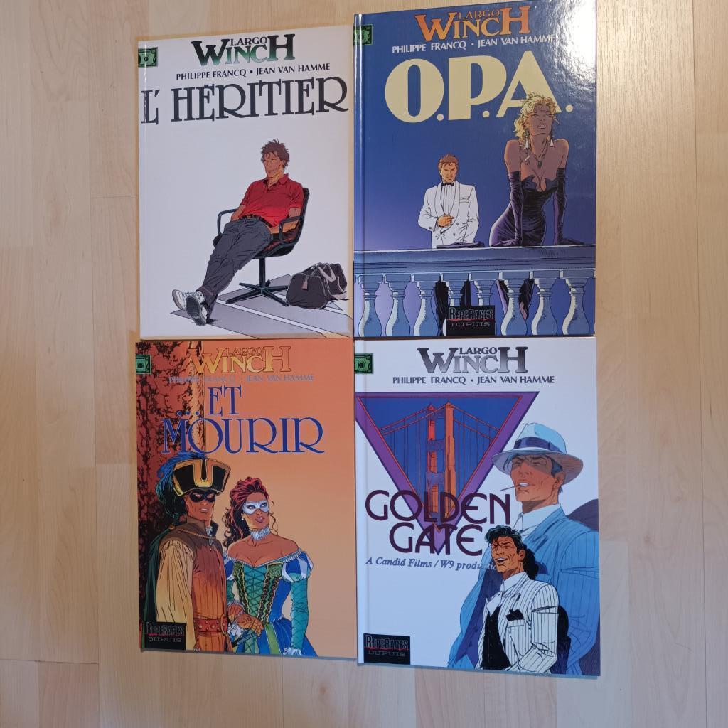 BD Largo Winch lot 4 tomes, Plusieurs BD, Enlèvement ou Envoi, Comme neuf, Francq - Van Hamme