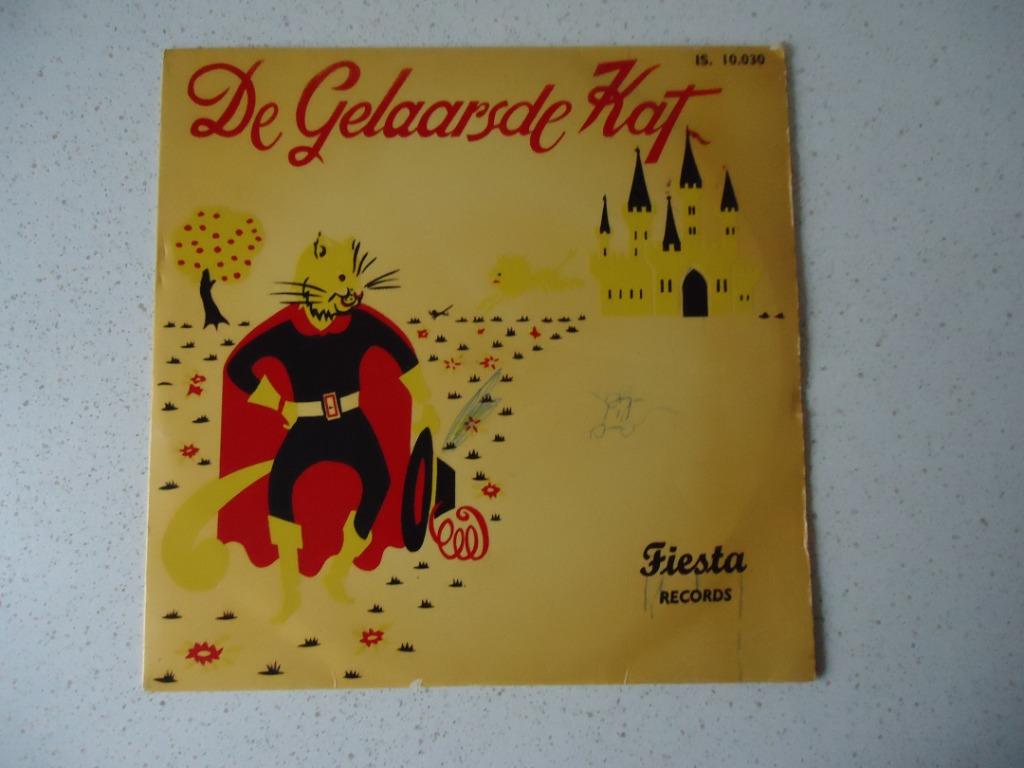 Vintage Sprookjes LP "De Gelaarsde Kat" van Fiesta Records, Enlèvement ou Envoi, Utilisé, Fable ou Conte (de fées)