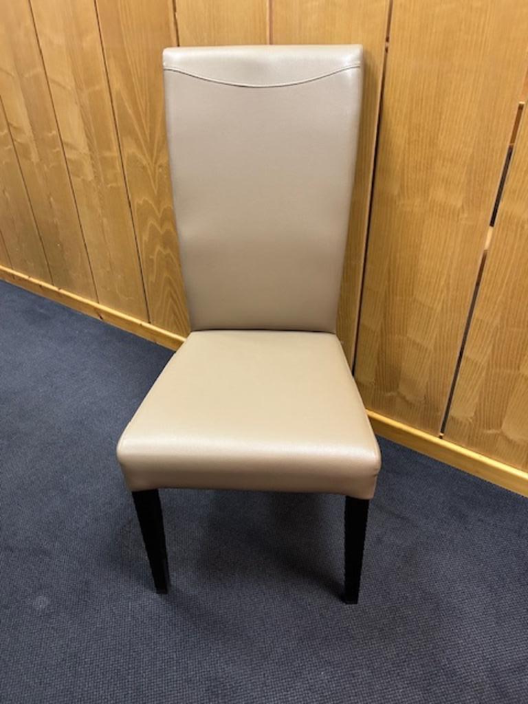 MODERNE GESTOFFEERDE STOELEN EETTAFEL, Huis en Inrichting, Ophalen, Overige kleuren, Leer, Zo goed als nieuw
