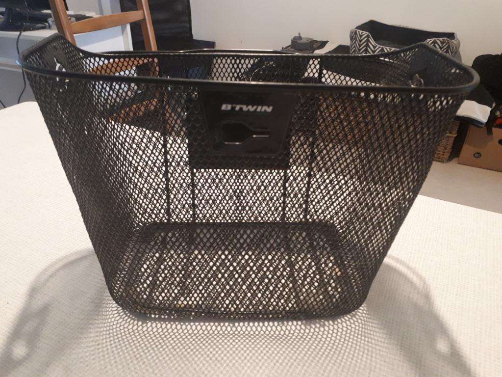 Panier à vélo Btwin, Enlèvement ou Envoi, Fixation au guidon, Utilisé, Panier de vélo