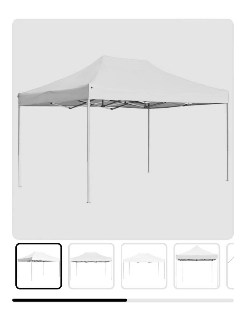 Partytent met gewichten 6mx3m, Tuin en Terras, Ophalen, Zo goed als nieuw, Partytent