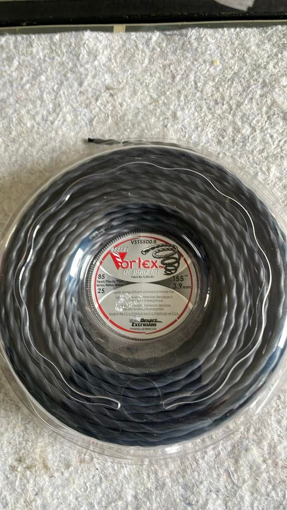 Vortex maaidraad topkwaliteit 3,9mmx 25m rol, Ophalen, Zo goed als nieuw