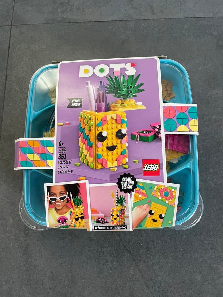Lego Dots Ananas pennenbakje, Ophalen of Verzenden, Zo goed als nieuw, Lego
