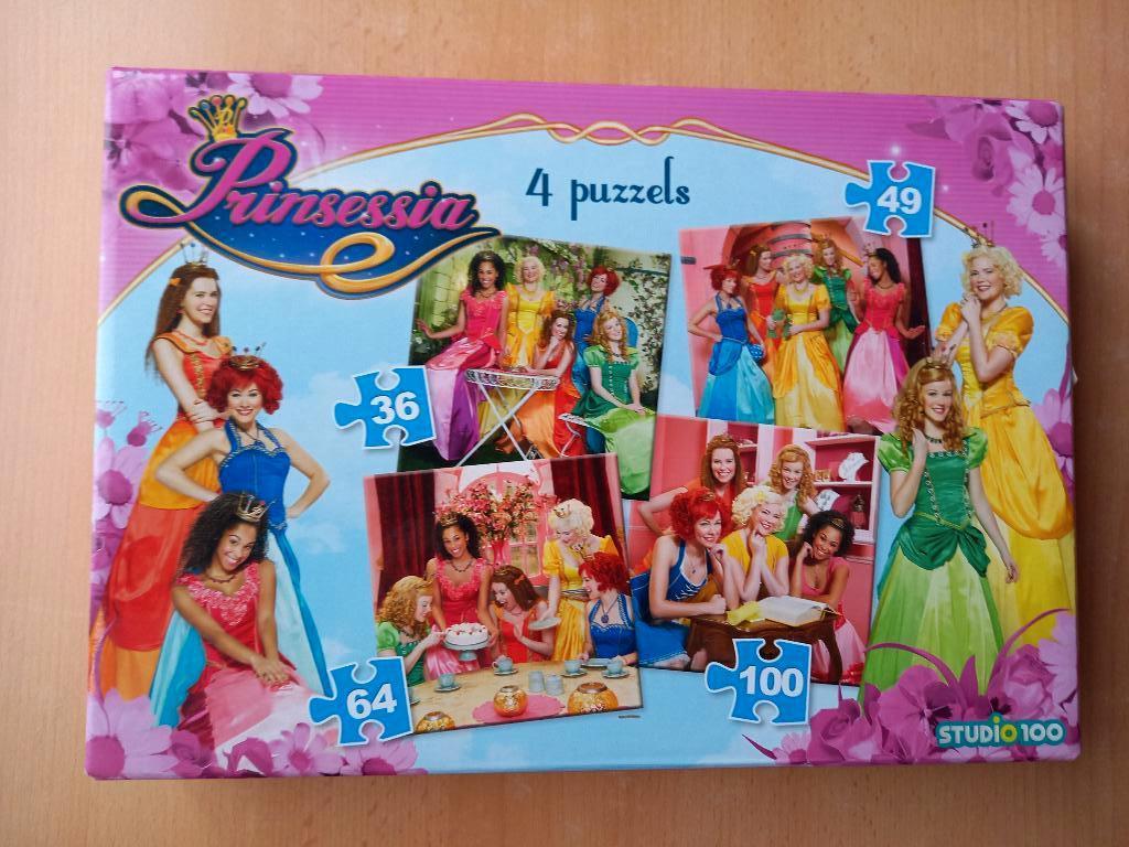 NIEUW 4 puzzels prinsessia studio 100, Ophalen of Verzenden, Nieuw, Puzzelen