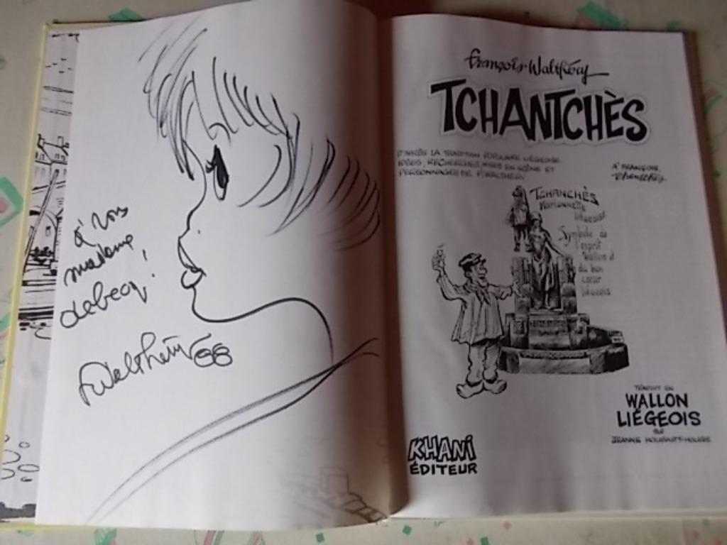 BD EO Tchantchès dédicace, Enlèvement ou Envoi, Utilisé