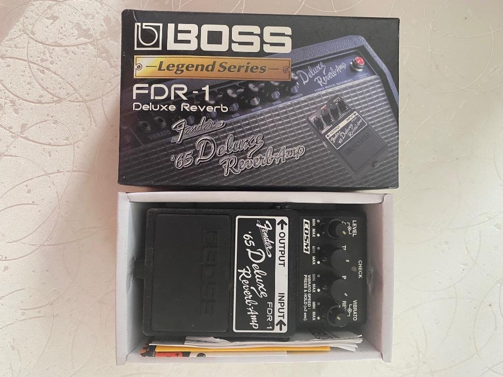Pédale guitare électrique Boss FDR-1 Deluxe Reverb, Enlèvement, Comme neuf, Reverb