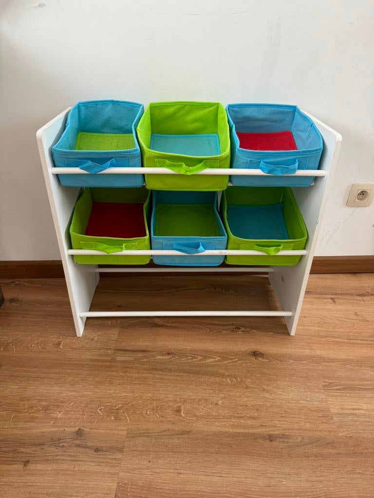 Opbergrek met 6 mandjes, Ophalen of Verzenden, Gebruikt