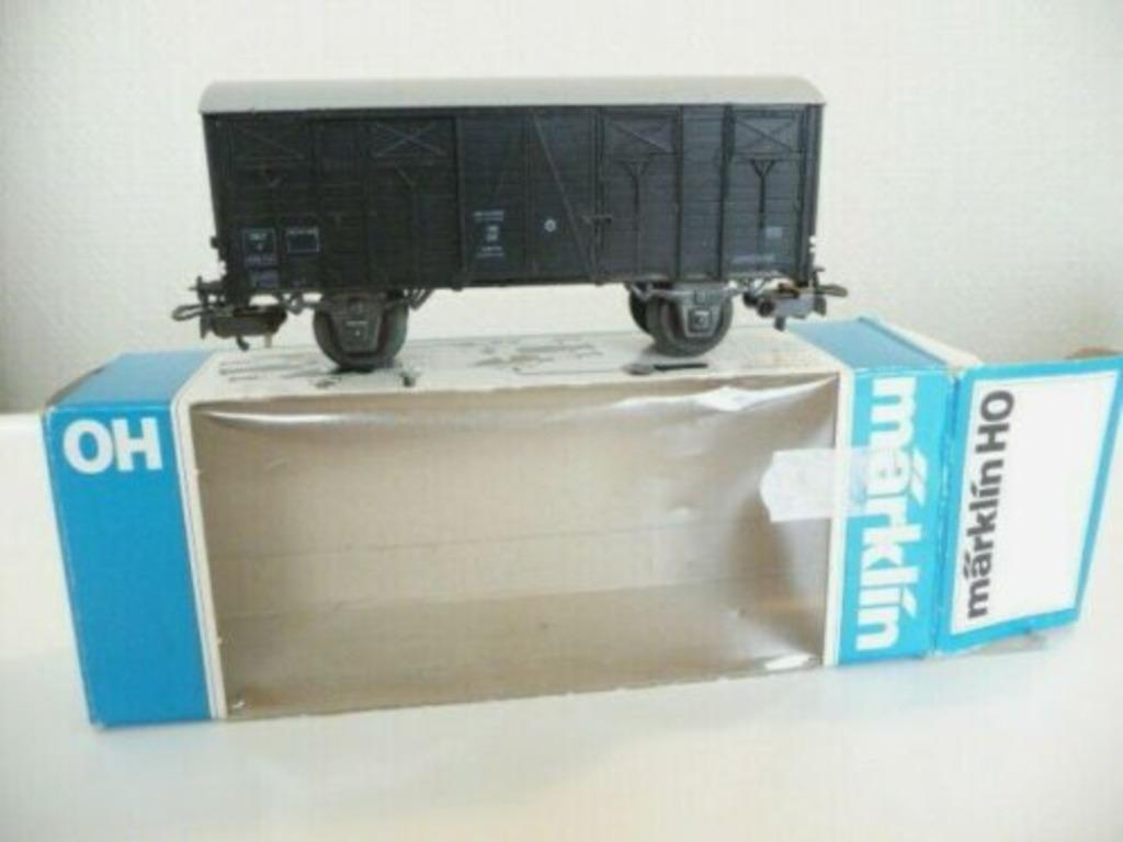 4410 Marklin HO - Gesloten goederenwagen (C2500231), Hobby en Vrije tijd, Modeltreinen | H0, Zo goed als nieuw, Wagon, Wisselstroom