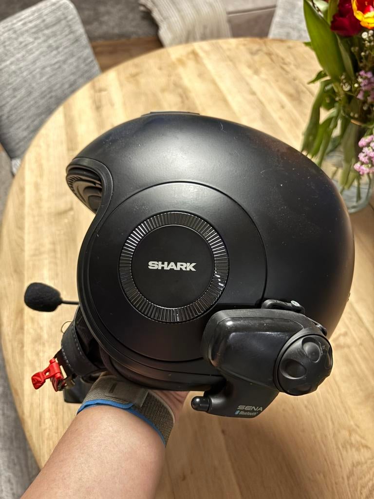 Shark helm maat M, Fietsen en Brommers, Ophalen, Gebruikt, Medium