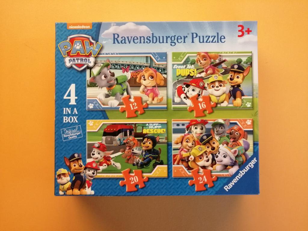 Puzzel Paw Patrol 12-16-20-24, Enlèvement, 10 à 50 pièces, Comme neuf