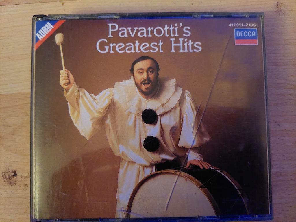 Pavarotti's Greatst Hits Double CD, Enlèvement ou Envoi, Utilisé, Opéra ou Opérette