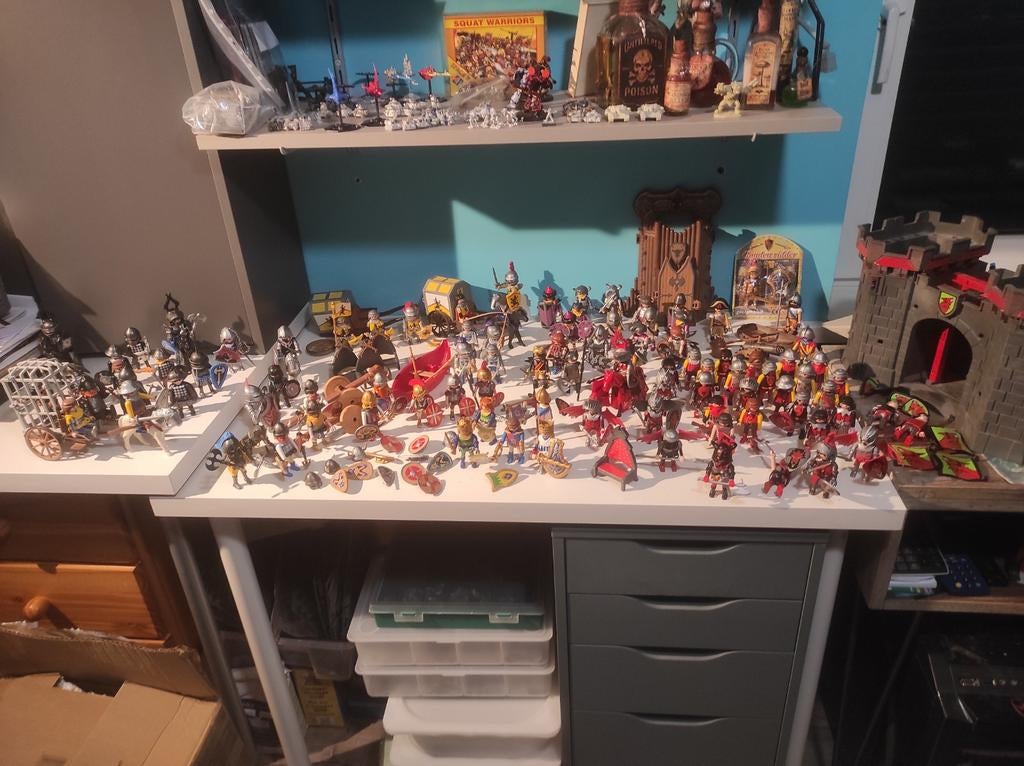 Playmobil ridders, soldaten, vikings, Kinderen en Baby's, Speelgoed | Playmobil, Ophalen of Verzenden, Zo goed als nieuw, Los Playmobil