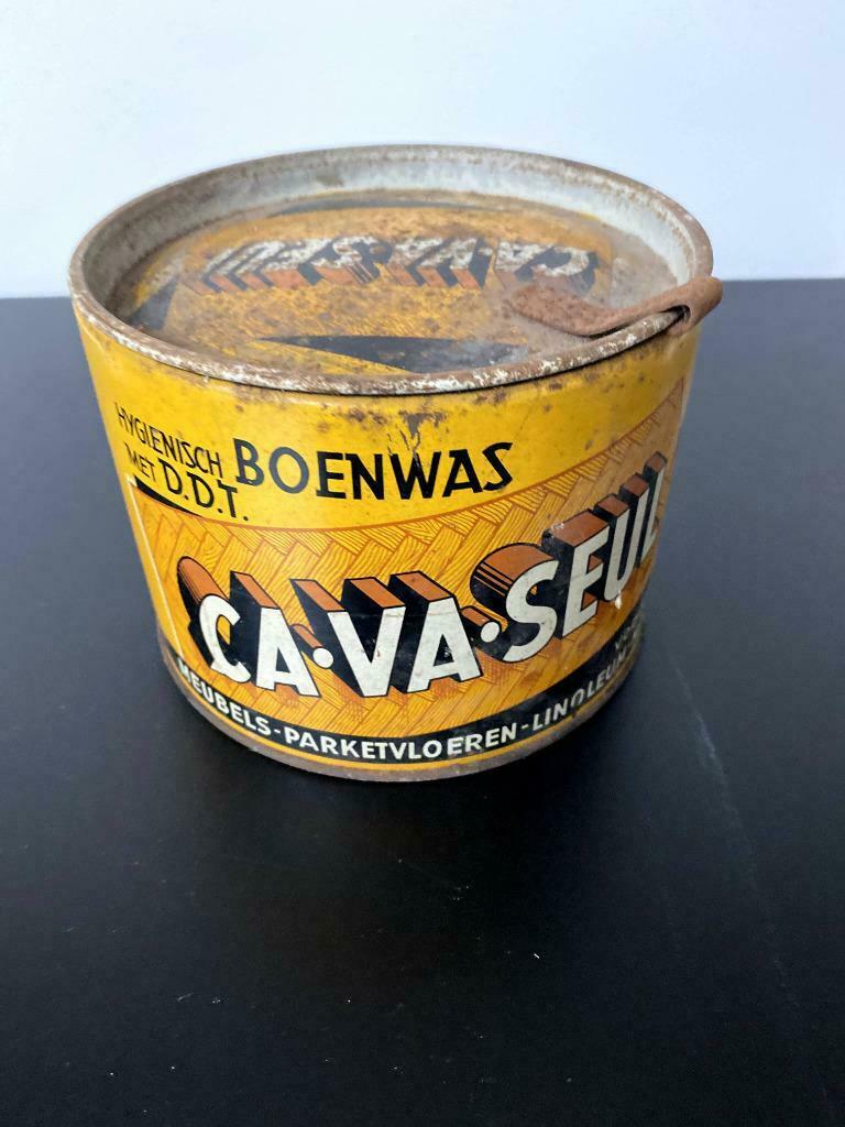 Brocante Boenwas Ca Va Seul Jaren 50 1,25 kg, Antiek en Kunst, Ophalen of Verzenden