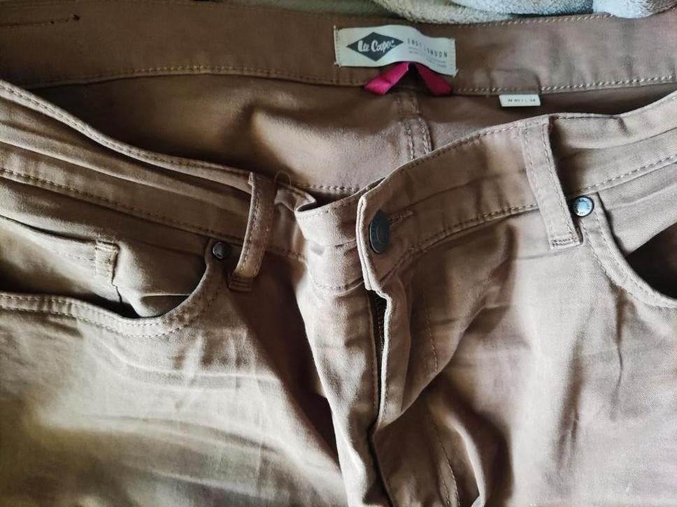 Lee Cooper East London, light brown pants, W 40/L 34, Ophalen of Verzenden, Gedragen, Bruin, Lee Cooper