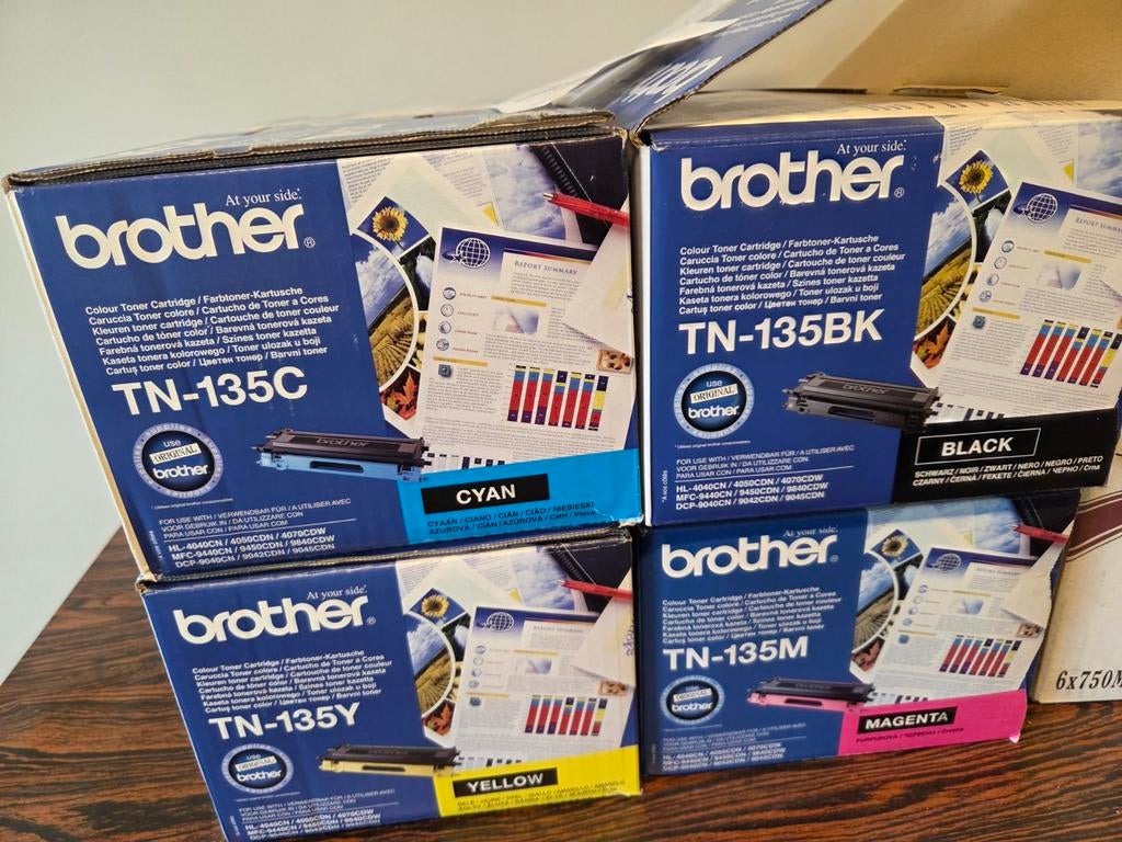Brother TN-135C, Ophalen, Nieuw, Cartridge, Brother
