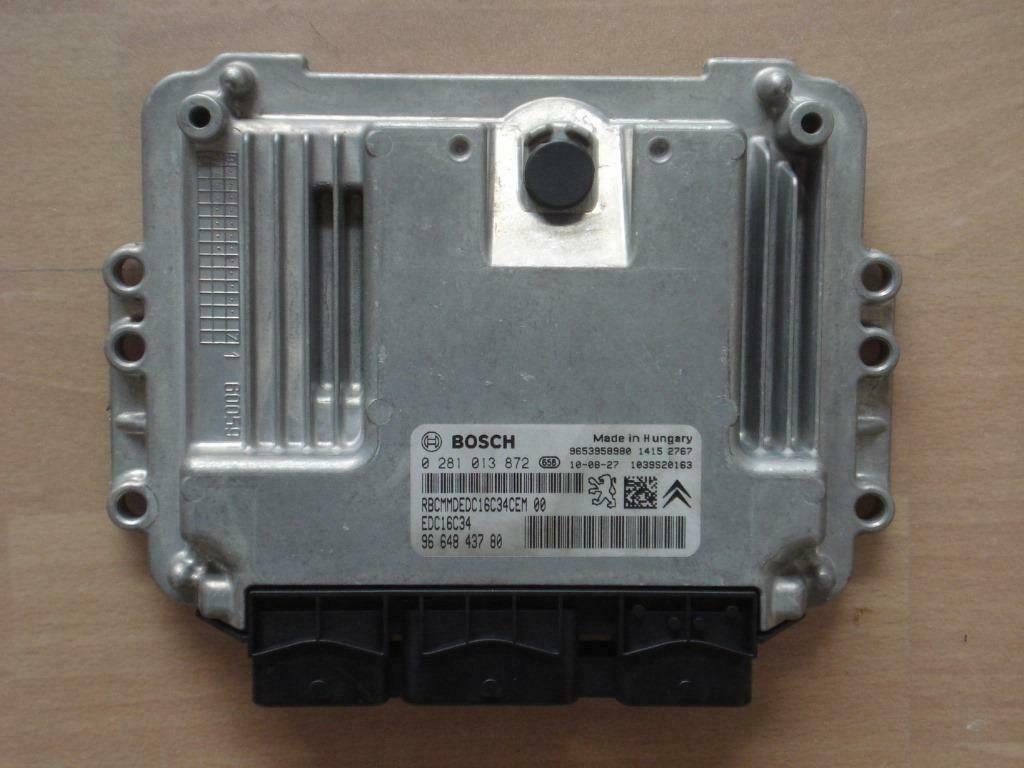 ECU BOSCH CITROEN / PEUGEOT EDC16C34, Auto-onderdelen, Ophalen, Gebruikt, Citroën