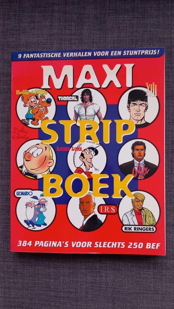 Maxi stripboek, Ophalen, Zo goed als nieuw
