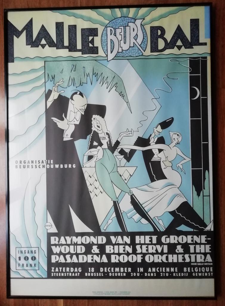 Ever Meulen - Affiche Malle Beurs Bal, Verzamelen, Ophalen, Zo goed als nieuw